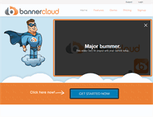 Tablet Screenshot of bannercloud.com